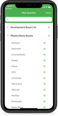 Meetio Personal favorite rooms