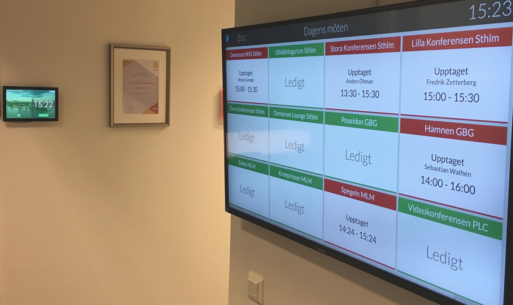 The Digitization of Meeting Room Booking and Room Availability The Digitization of Meeting Room Booking and Room Availability
