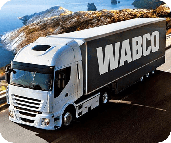 Wabco truck on the road