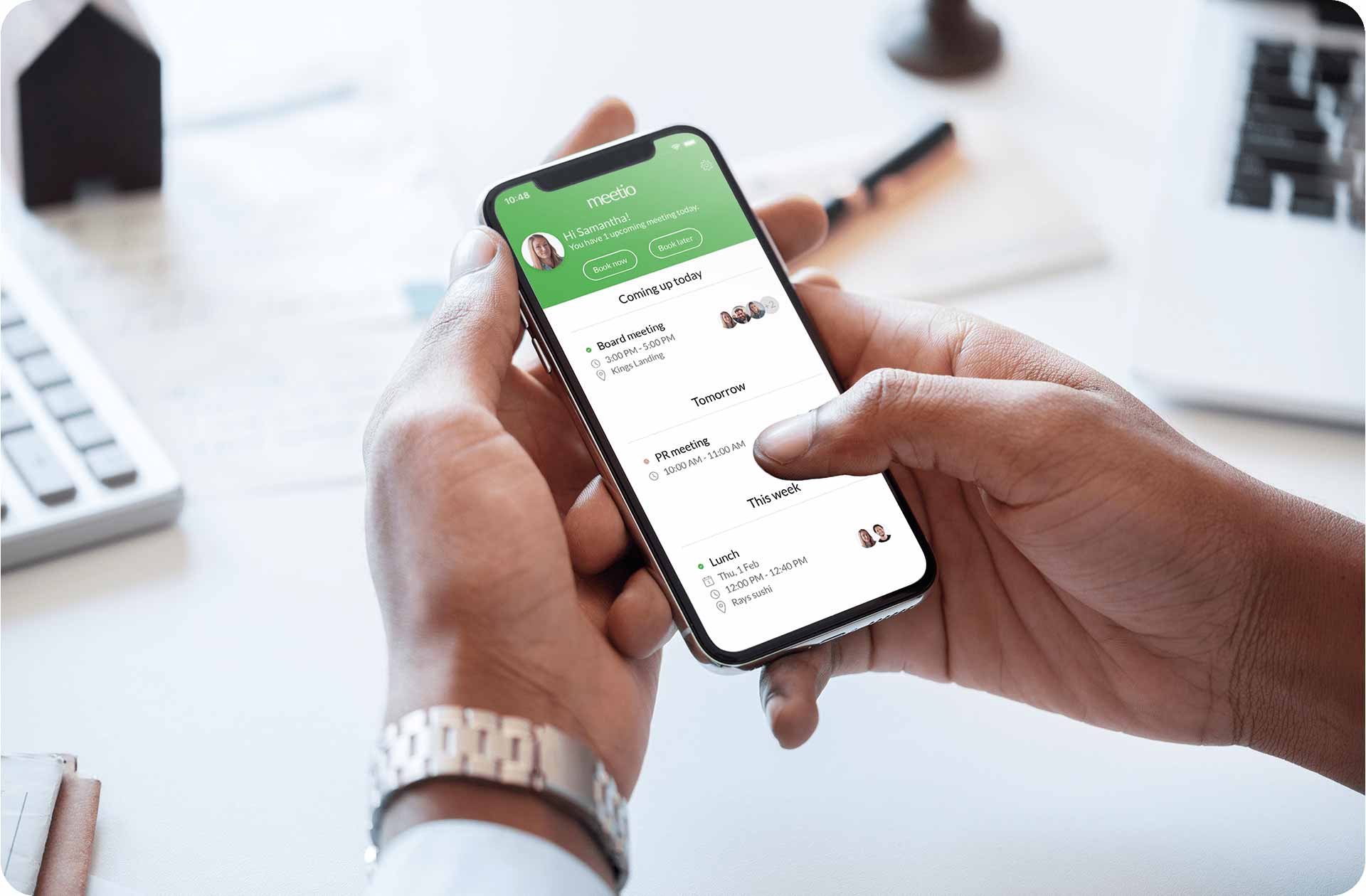 Meetio App scheduling