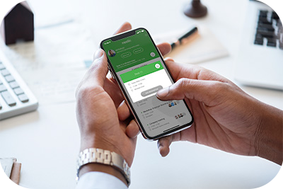 Meetio Desk-bokning genom Meetio-appen