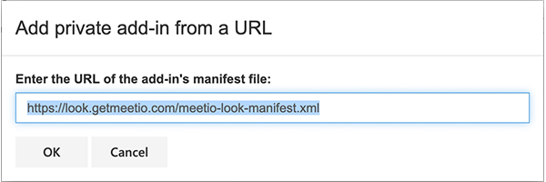 Add private add-in