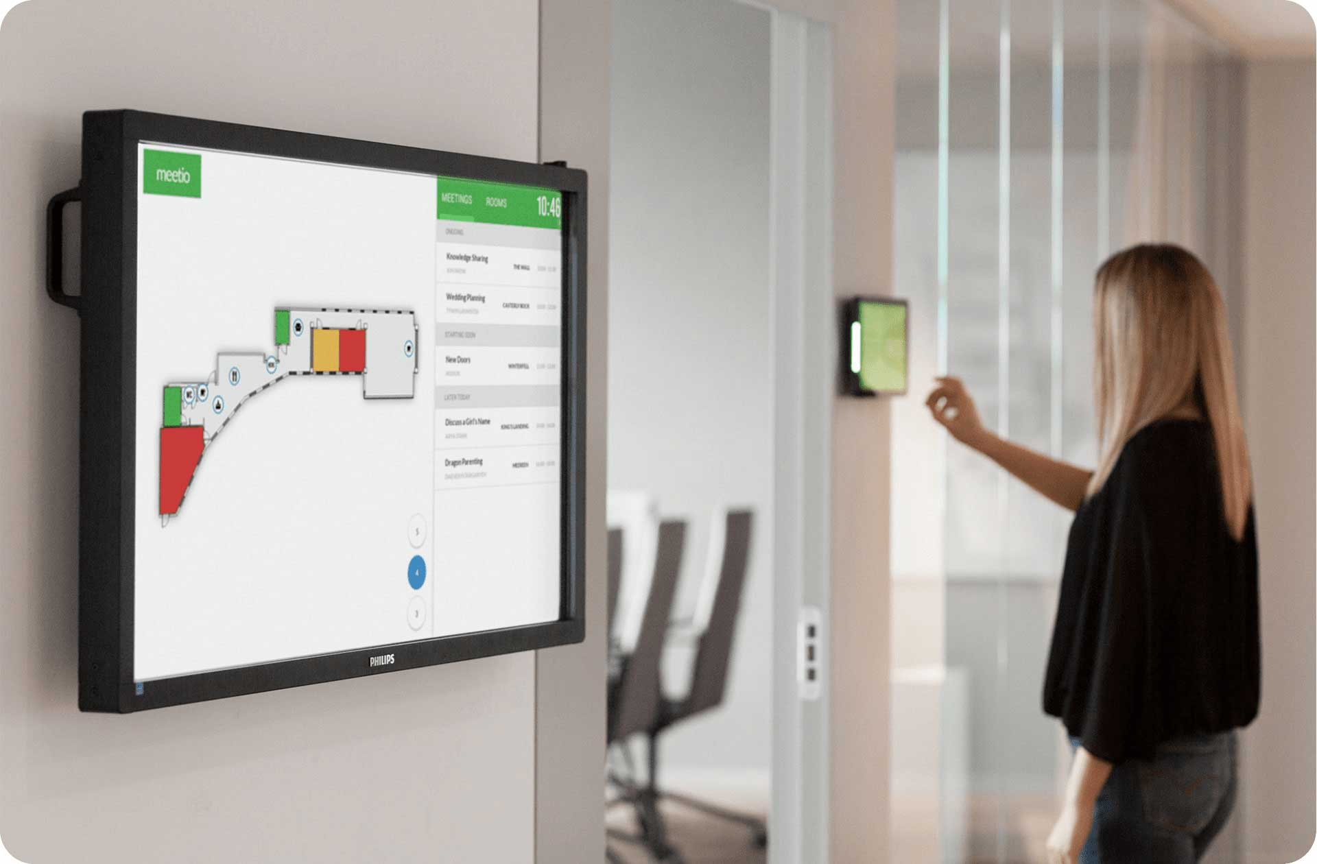 Meetio View in an office