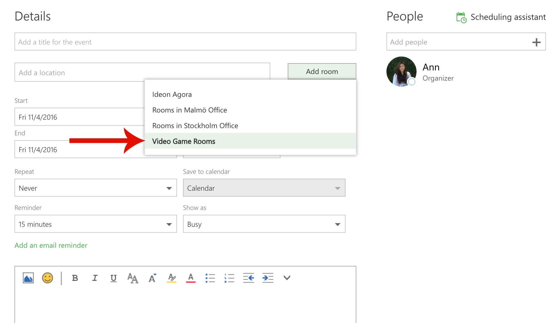 Meetio How To Use Outlook Room Lists meetio-how-to-use-outlook-room-lists