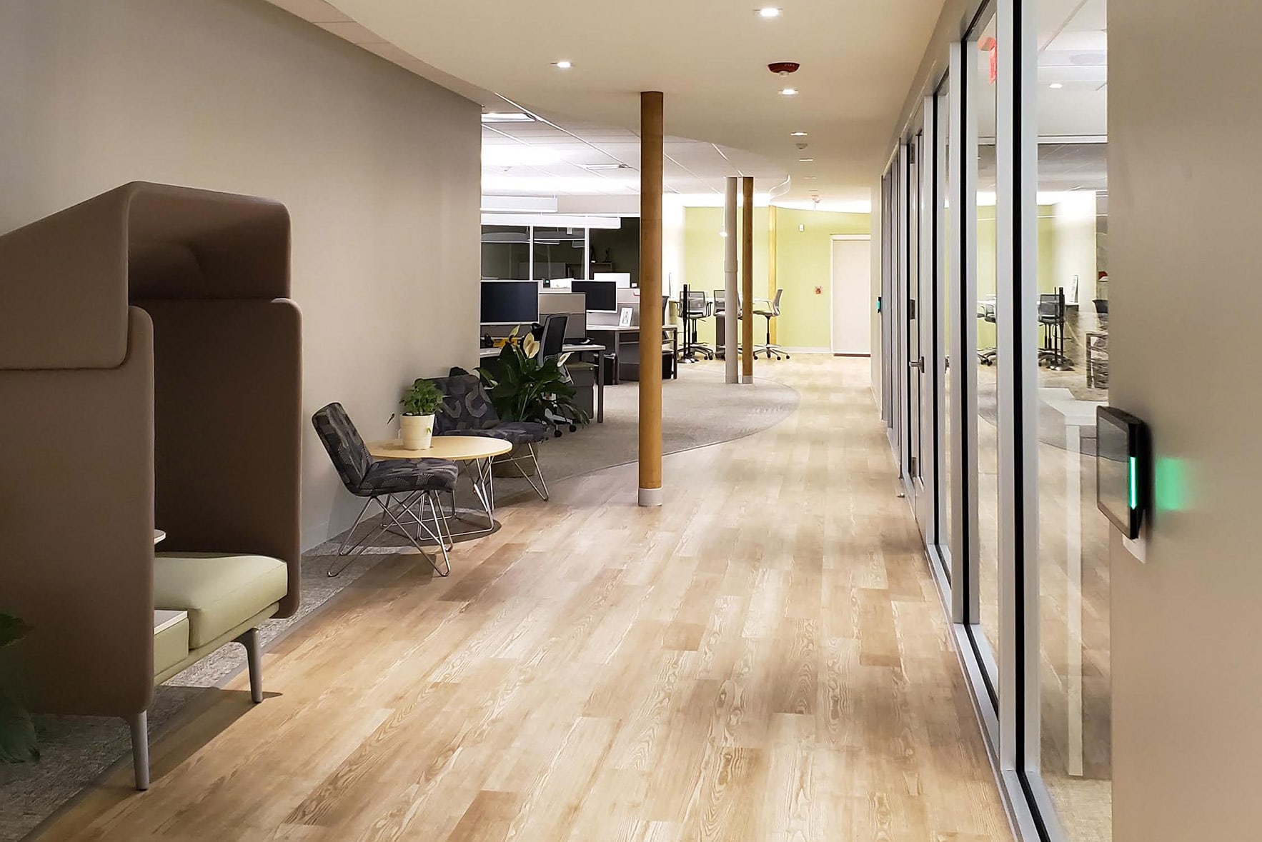 Hallway at Pace Center for Girls' office