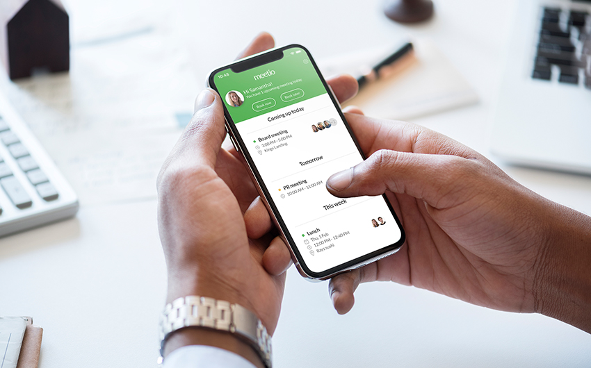 Meetio Personal phone app calendar