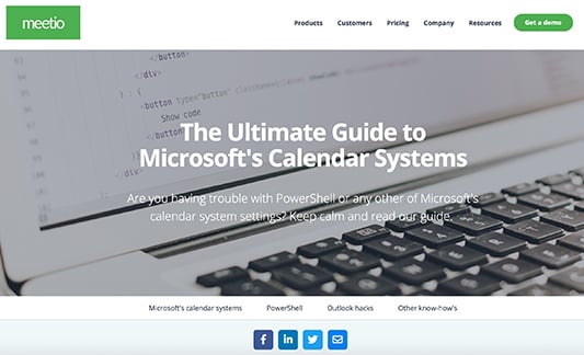 Microsoft calendar system guide